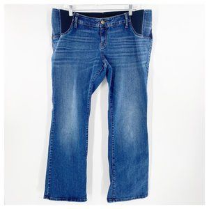 Isabel Maternity by Ingrid & Isabel Skinny Bootcut Jeans Stretch Panels 16/33R